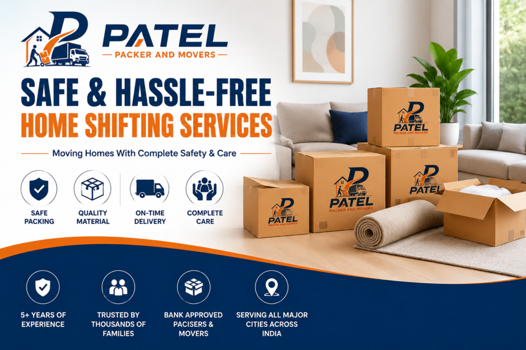 Moving Homes With Complete Safety & Care